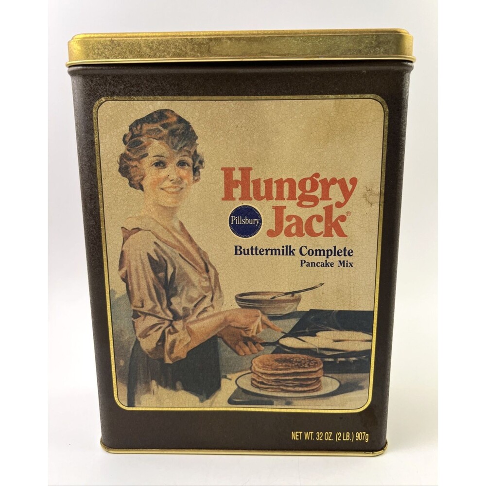 Pillsbury Hungry Jack Collectible Tin Box Buttermilk Complete